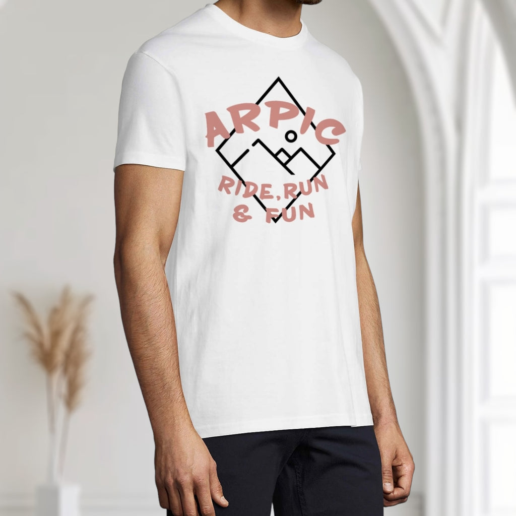 Camiseta básica blanca de manga corta Arpic