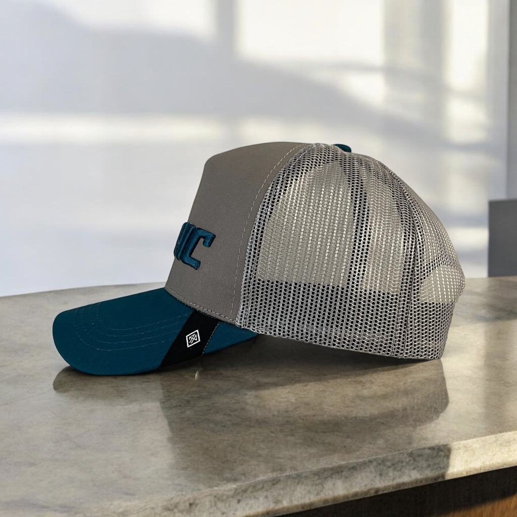 Gorra Trucker | GRIS/AZUL